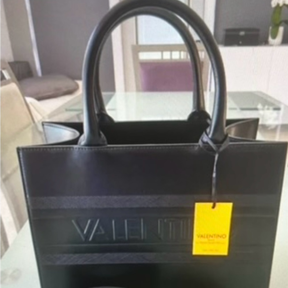 Valentino Black Leather Handbag